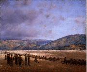 Homer Watson Camp at Sunrise oil painting reproduction